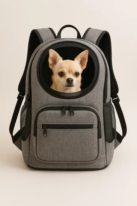 Bequemer Hunderucksack für kleinen Hund
